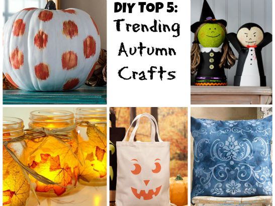 Trending on Pinterest: 5 Crafts for the Fall Season